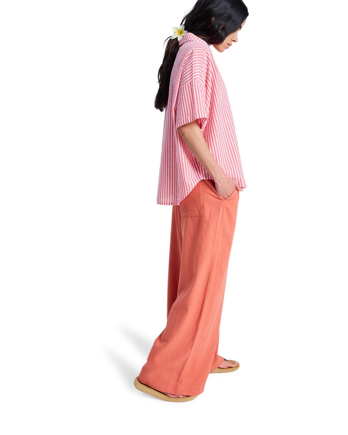 Pantalon souple LEKEITIO BREAK MID Orange Femme 3/4
