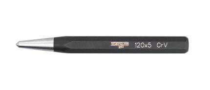 Poinçon de centrage Unior 120 x 12 x 5 mm noir