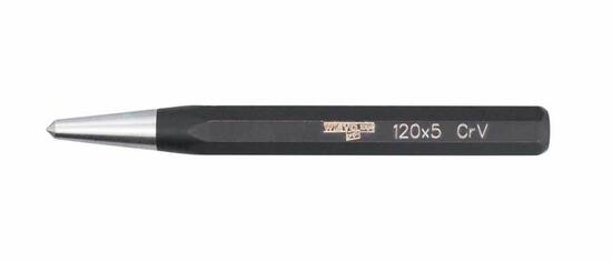 Poinçon de centrage Unior 120 x 12 x 5 mm noir