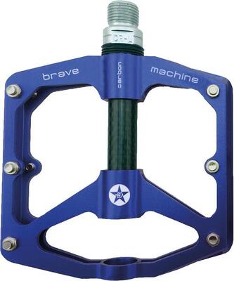 Brave pedaal freeride carbon blauw