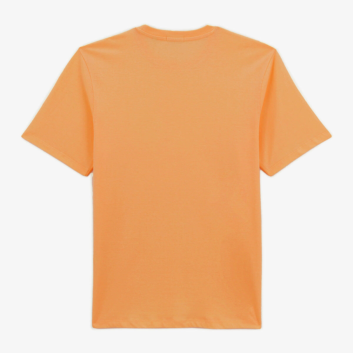 Camiseta de cuello redondo Théo de algodón naranja mandarina 3/5