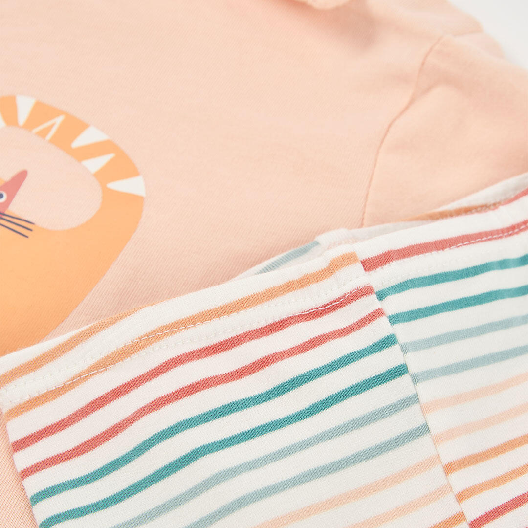Conjuntos de verano de gimnasia bebé niña boboli beige 7/7