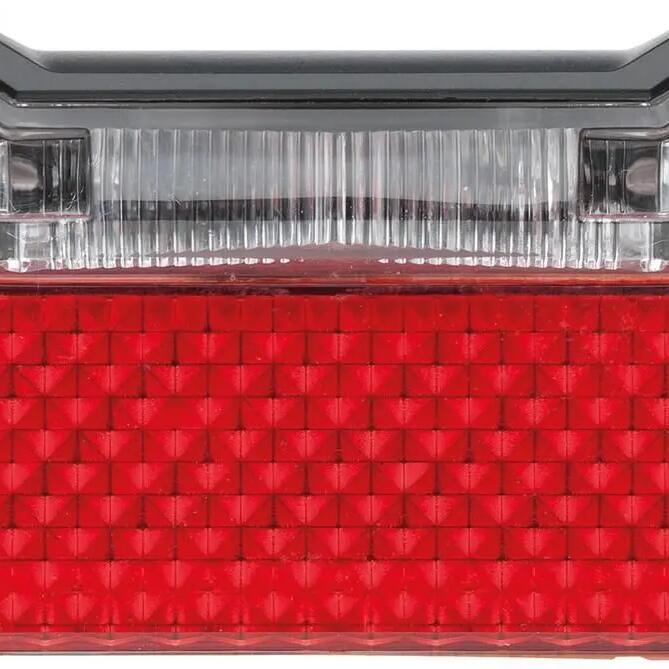AXA Blueline rear LED light, rack mount 50mm, dynamo-powered