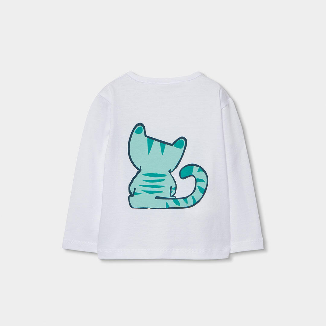 Conjuntos de verano de gimnasia bebé niño boboli blanco 5/7