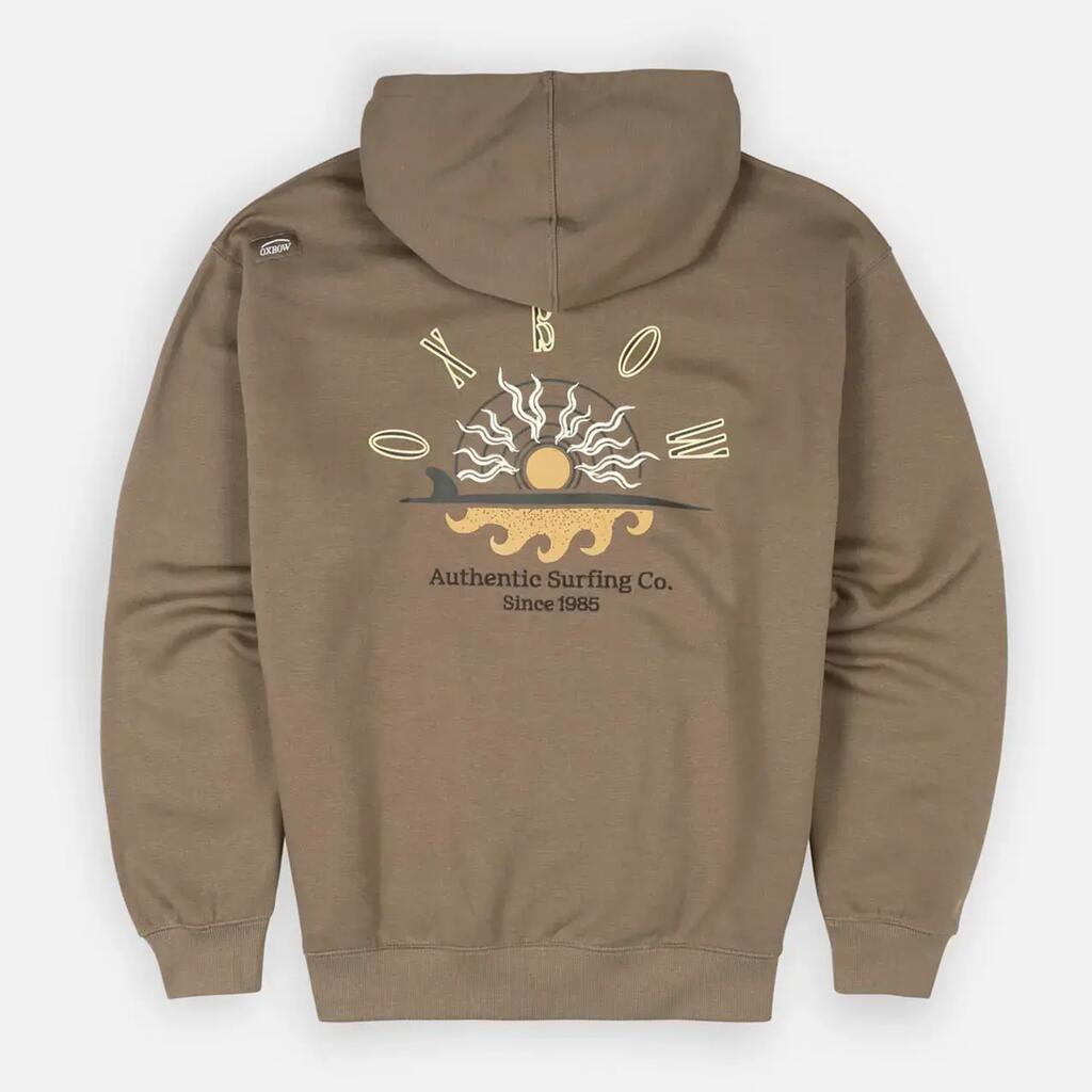 Zippered hoodie SANDBAR