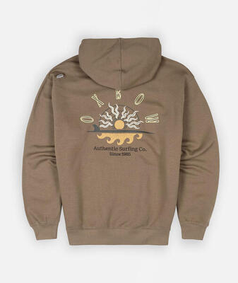 Hoodie met rits sandbar