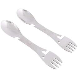 Bo-Camp - Spork - Inox - 2 Pièces