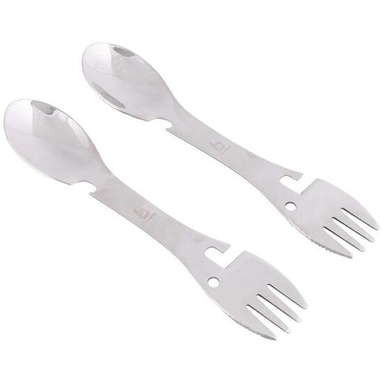 Bo-Camp - Spork - Inox - 2 Pièces