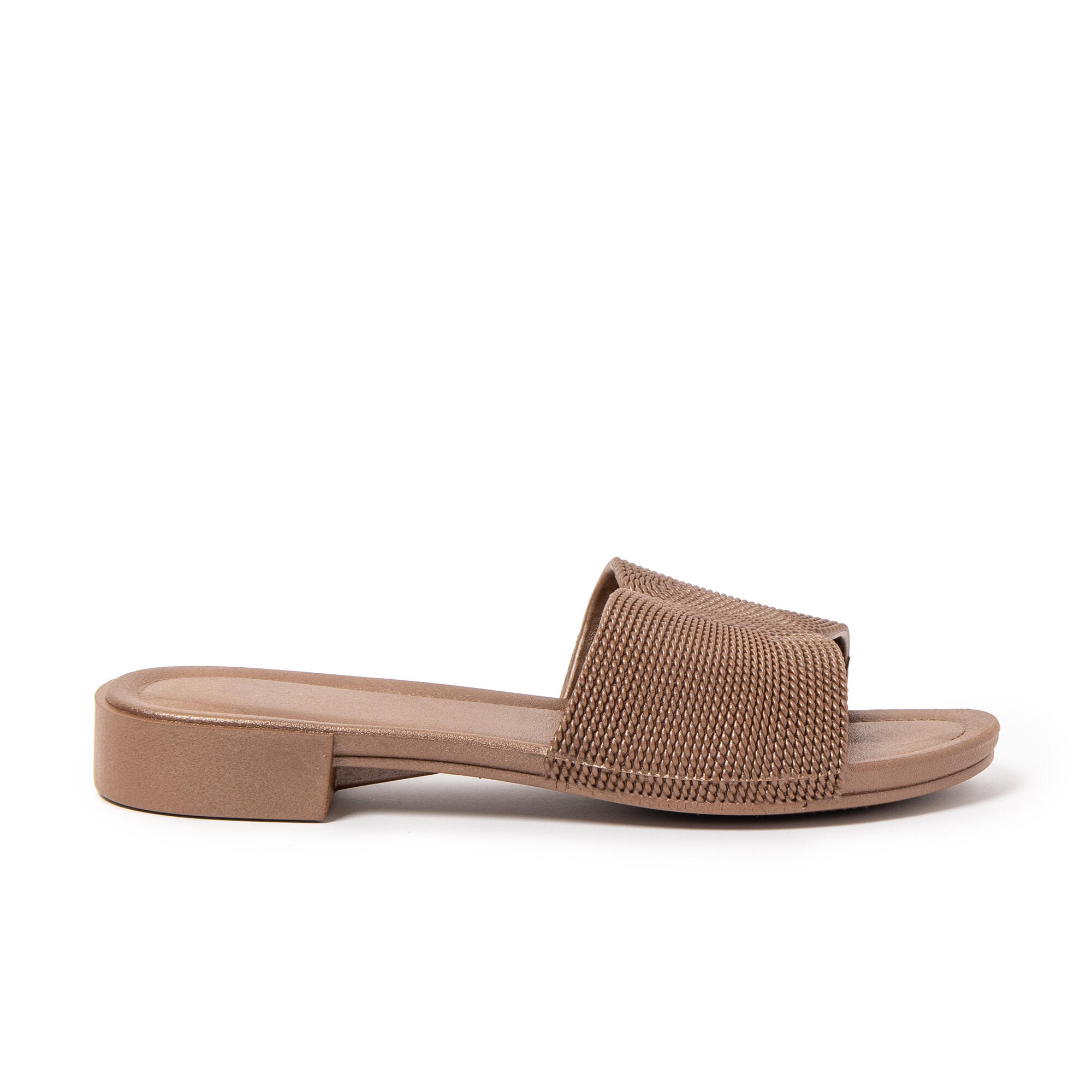 Sandales de plage femme BRASILERAS marron avec semelle gomme 3/7