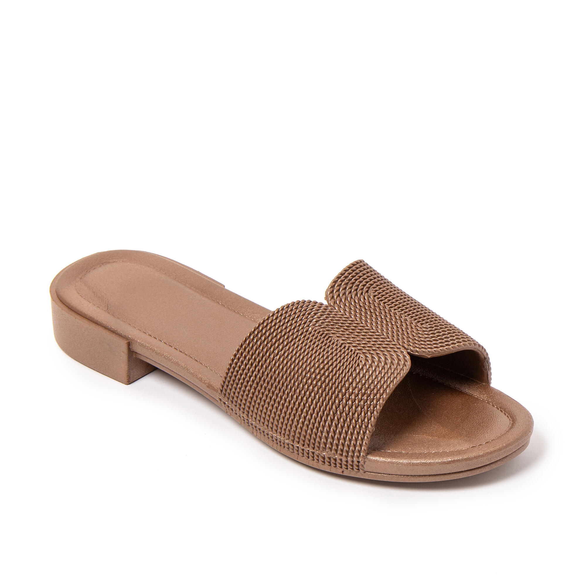 Sandales de plage femme BRASILERAS marron avec semelle gomme 2/7