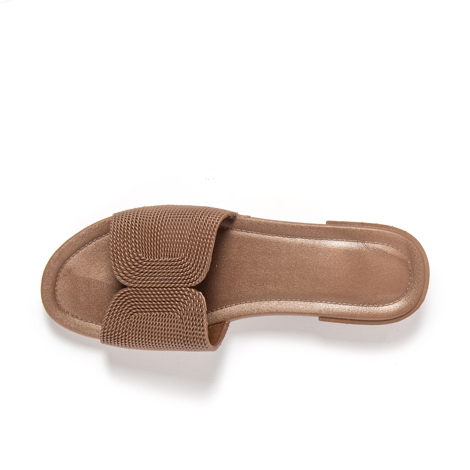 Sandales de plage femme BRASILERAS marron avec semelle gomme 5/7