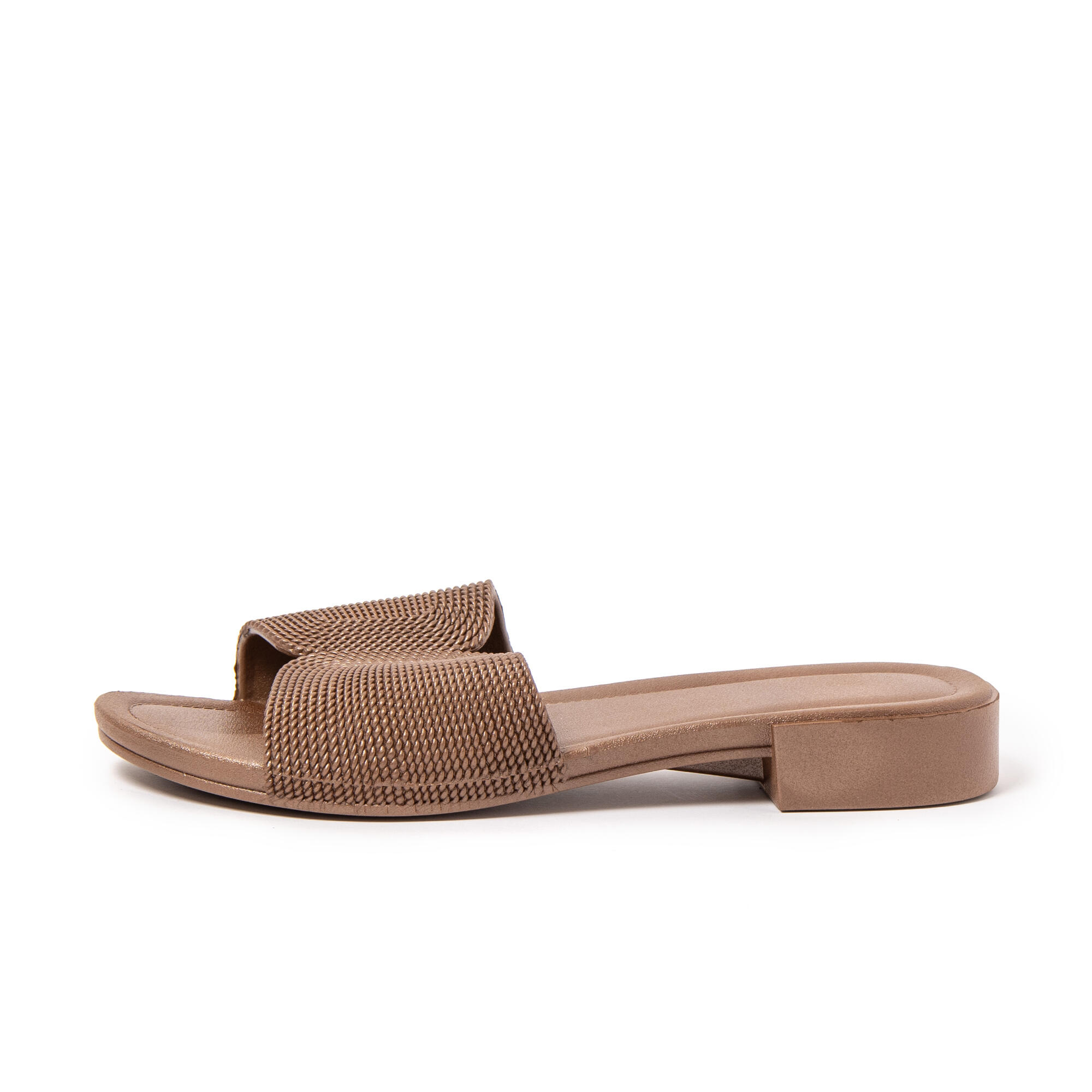 Sandales de plage femme BRASILERAS marron avec semelle gomme 4/7