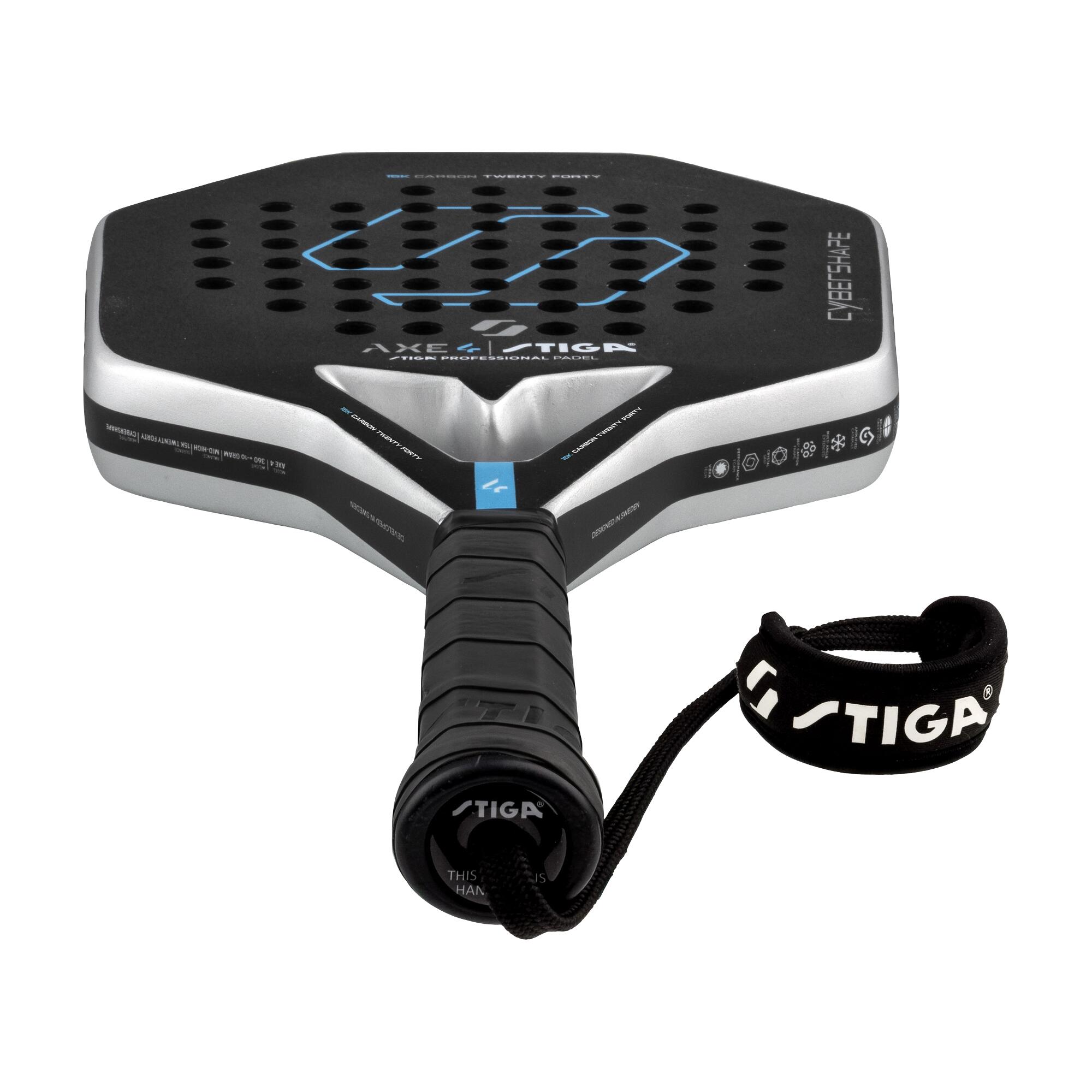STIGA Raquette de padel AXE 4 Cybershape 4/6