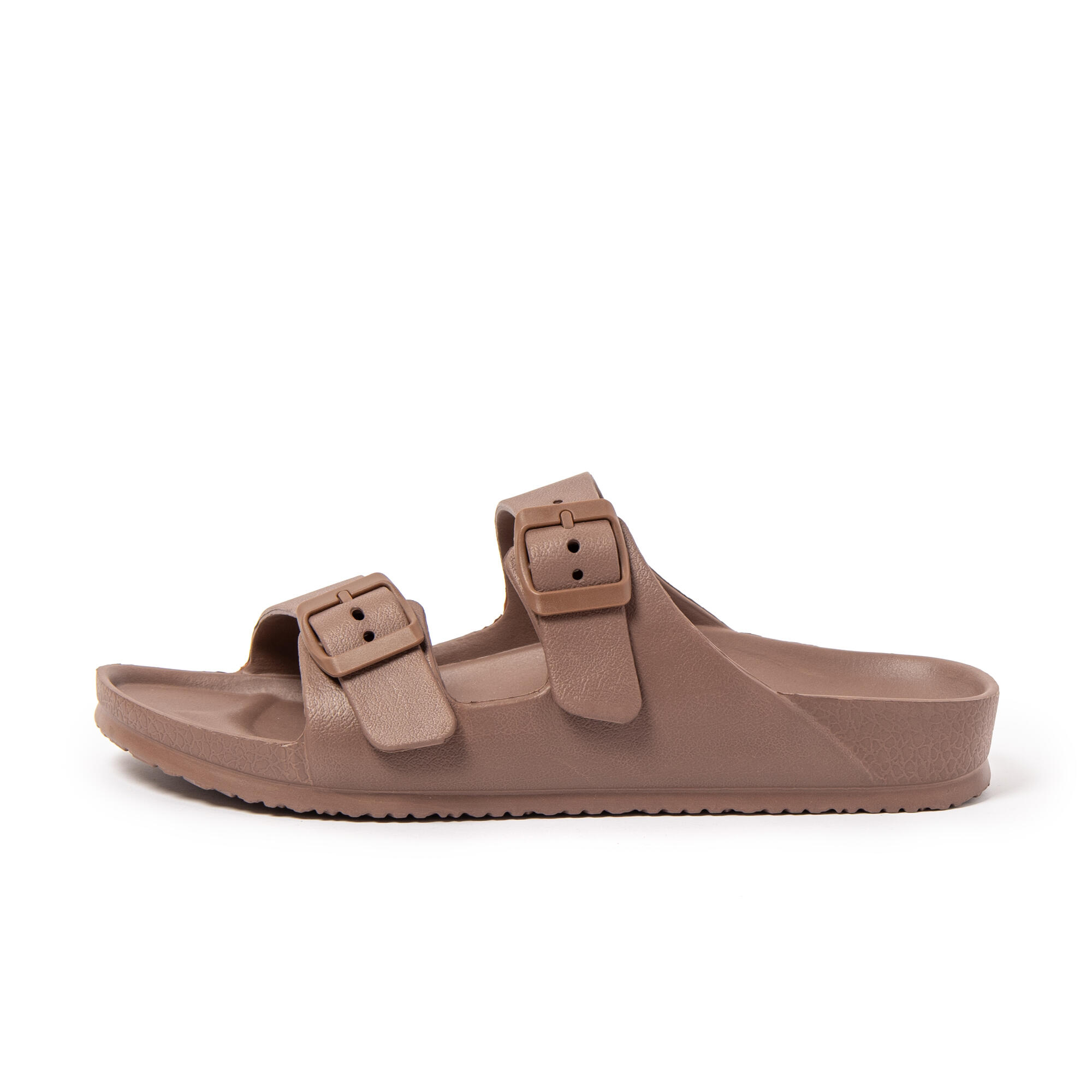 Sandali da spiaggia unisex BRASILERAS marroni con suola gomma 4/7