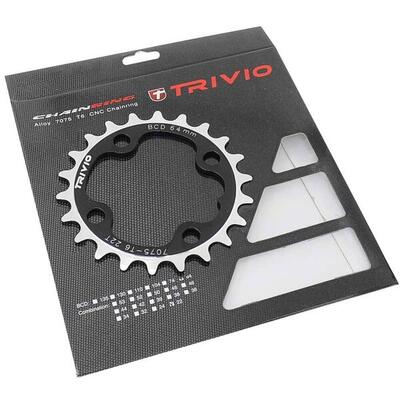 Trivio mtb kettingblad 22t bcd 64mm 4-arm 9/10-speed