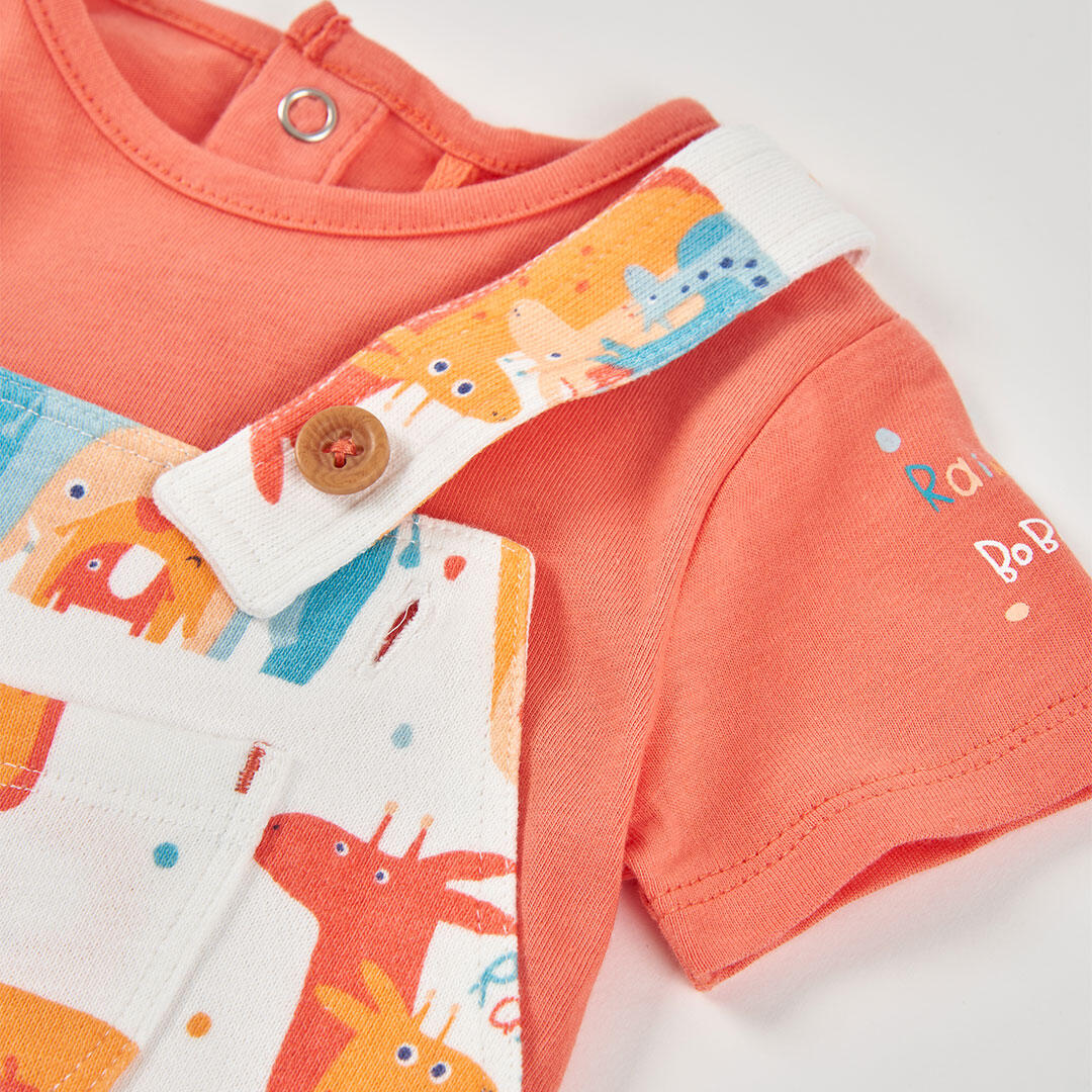 Conjuntos de verano de gimnasia bebé niño boboli multicolor 7/7