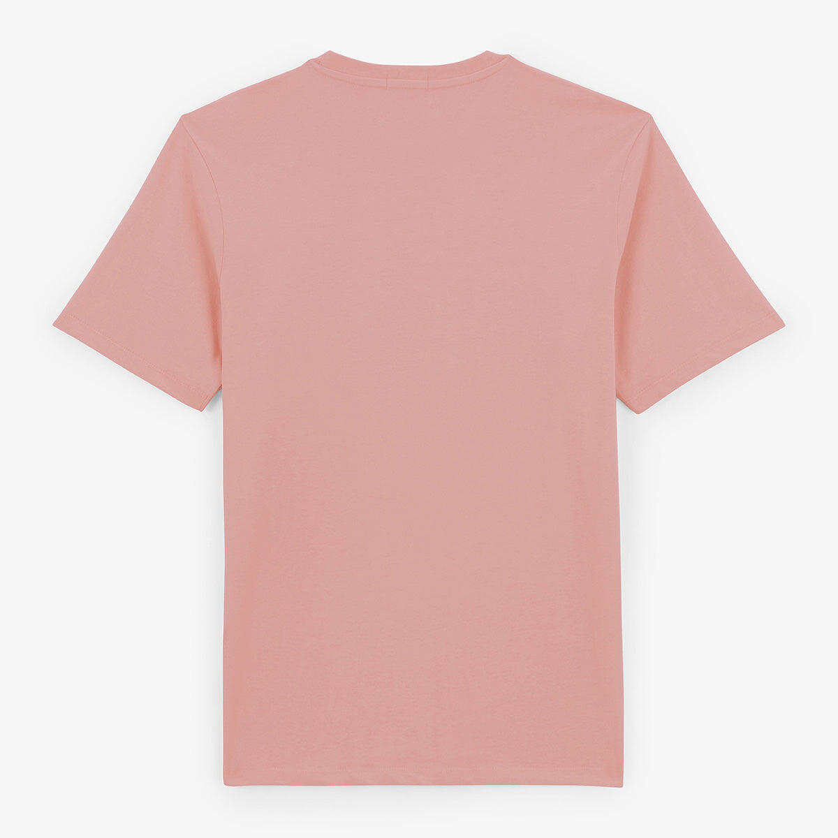 Camiseta de cuello redondo Théo de algodón rosa 3/6
