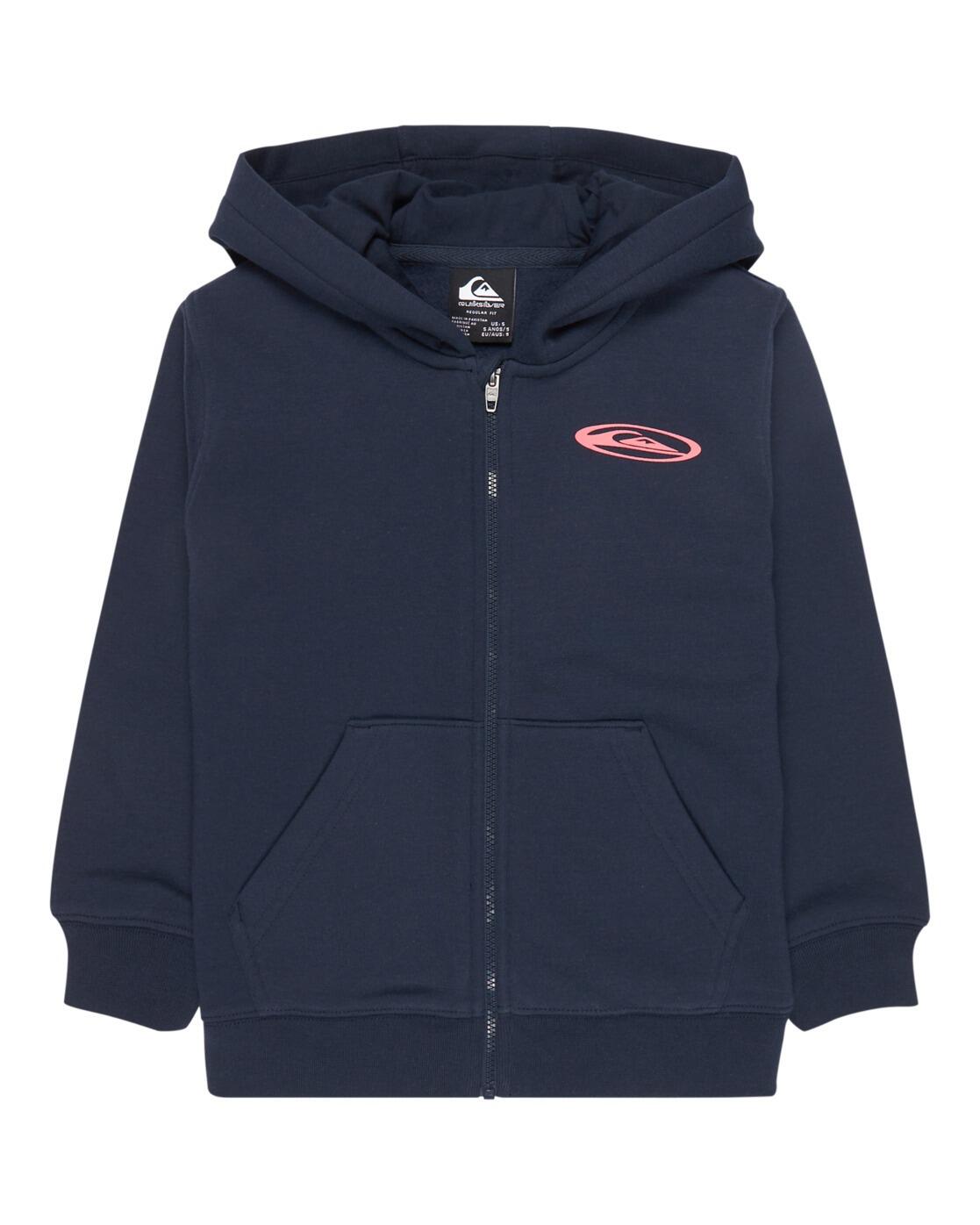 Sweat à capuche zippé QUIK GLOBE Bleu Jeune Garçon 1/3