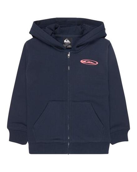 Sweat à capuche zippé QUIK GLOBE Noir Jeune Garçon