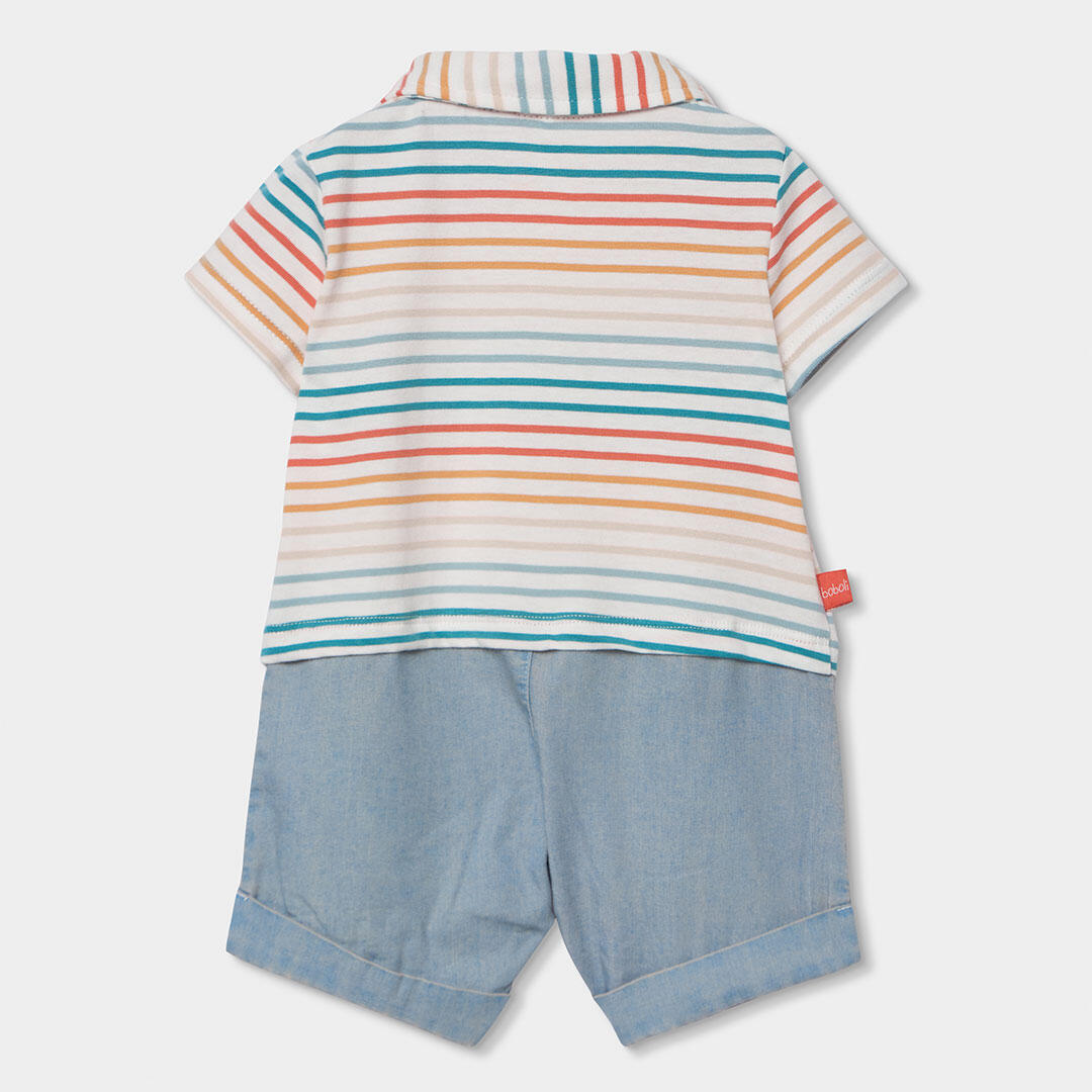 Peleles de verano de gimnasia bebé niño boboli multicolor 2/4