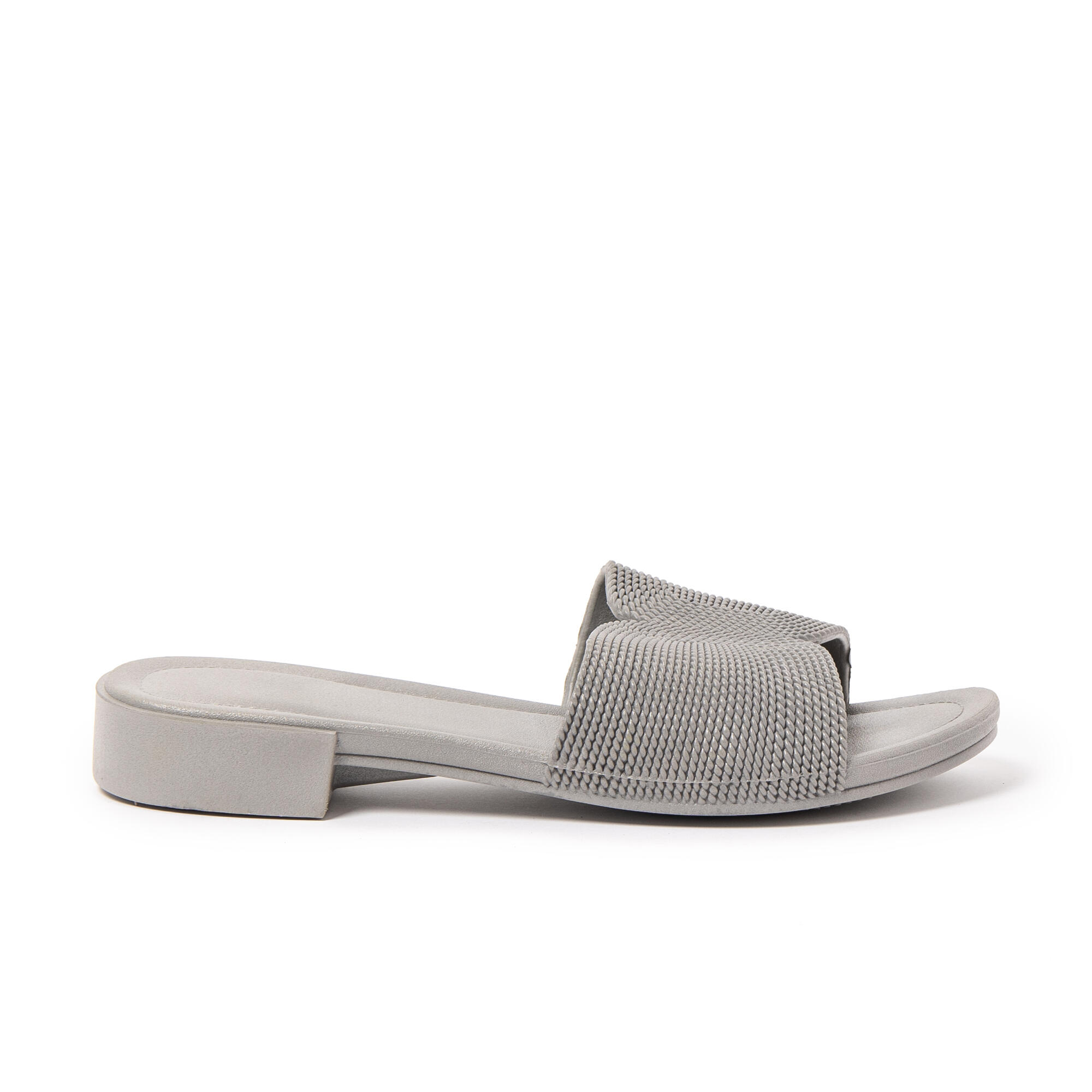 Sandales de plage femme BRASILERAS grises avec semelle gomme 3/7