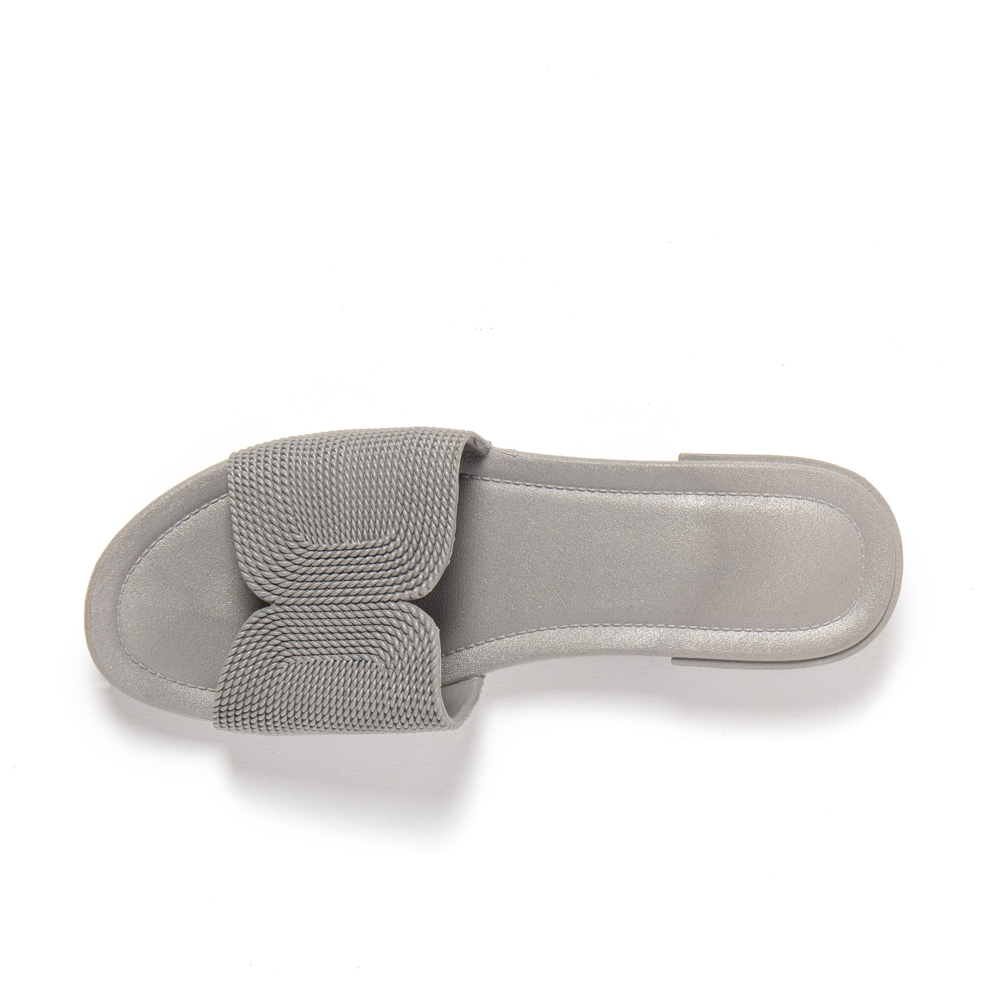 Sandales de plage femme BRASILERAS grises avec semelle gomme 5/7