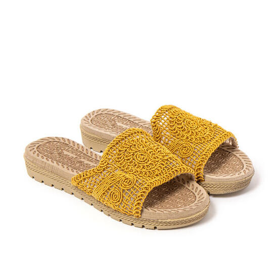 Sandalen Damen Brasileras Schwarz mit Gummisohle