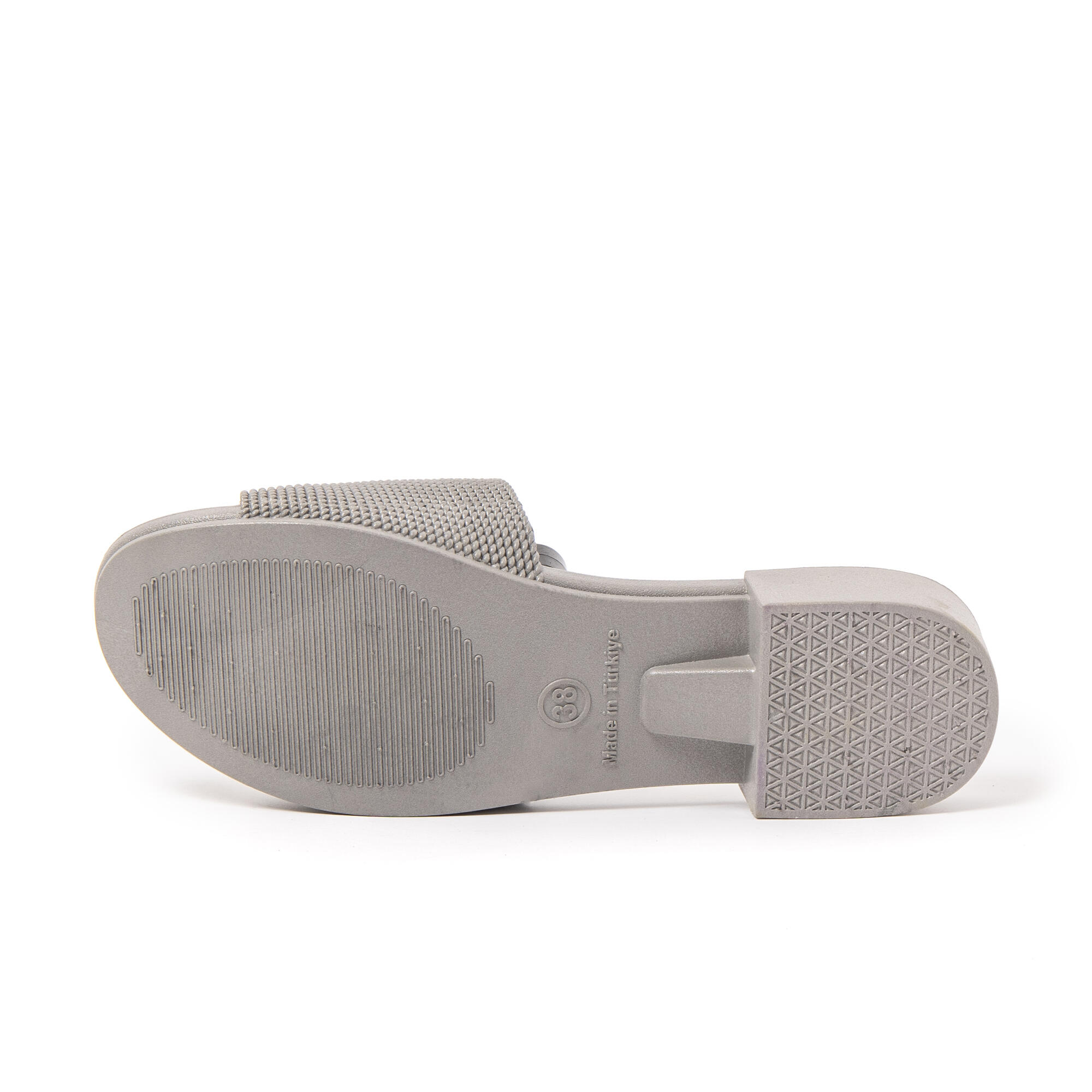 Sandales de plage femme BRASILERAS grises avec semelle gomme 7/7