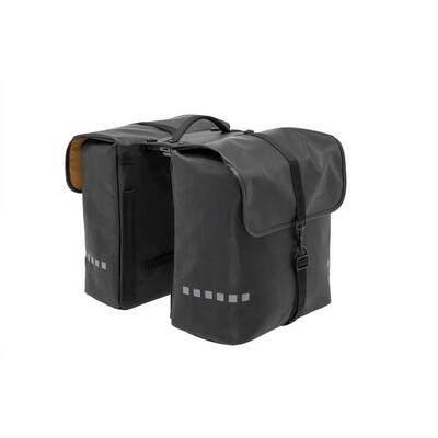 New looxs odense dubbele fietstas mik 39l zwart