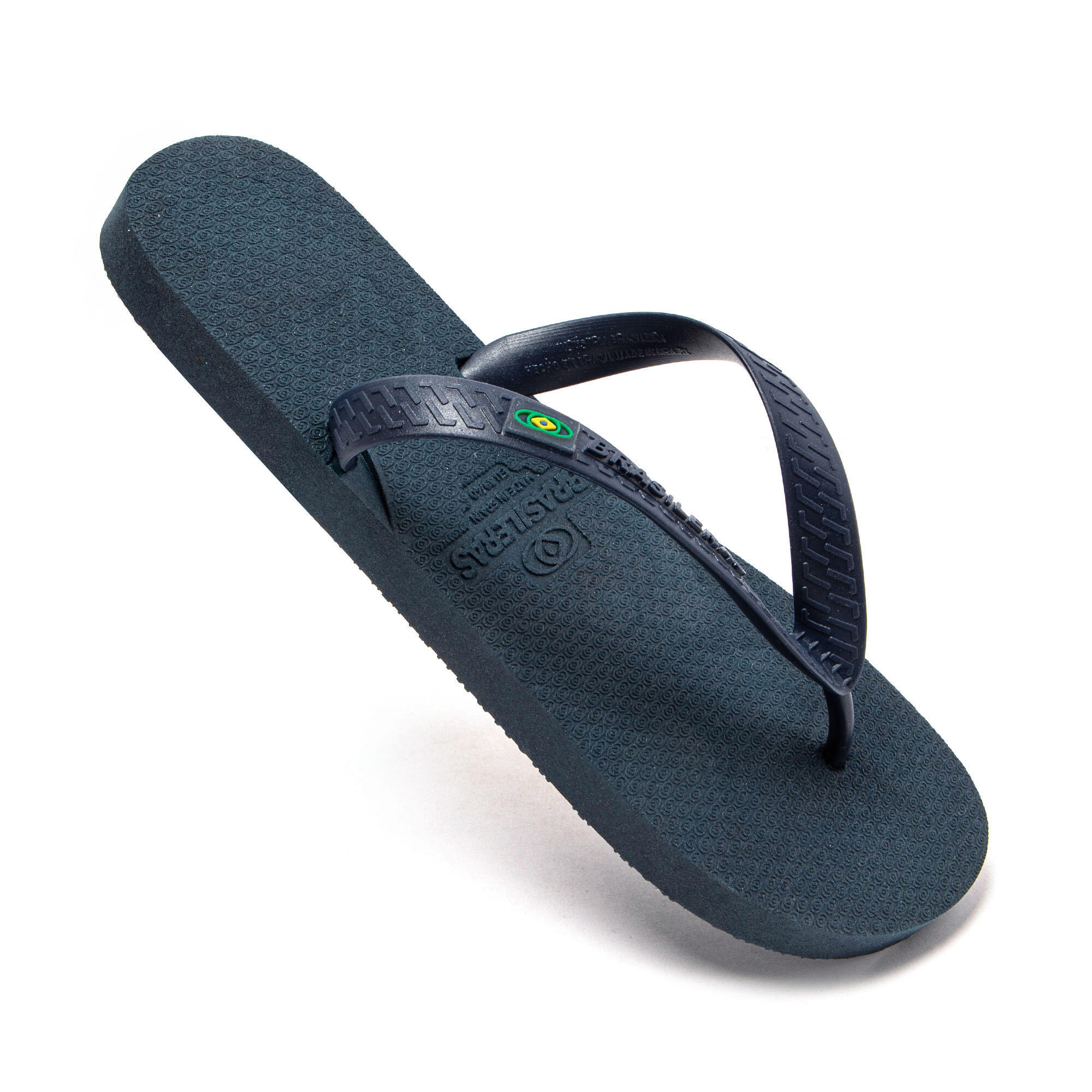Chanclas playa hombre BRASILERAS Azul suela goma reciclada 7/7