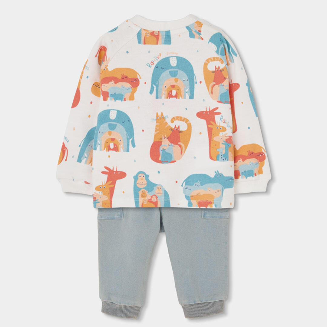 Conjuntos de verano de gimnasia bebé niño boboli multicolor 2/7