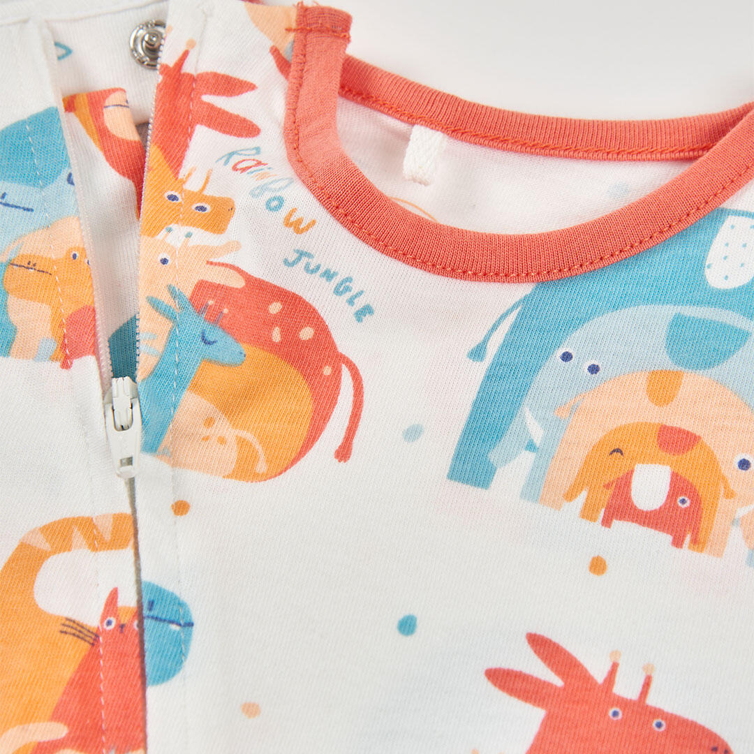 Peleles de verano de gimnasia bebé unisex boboli multicolor 3/4