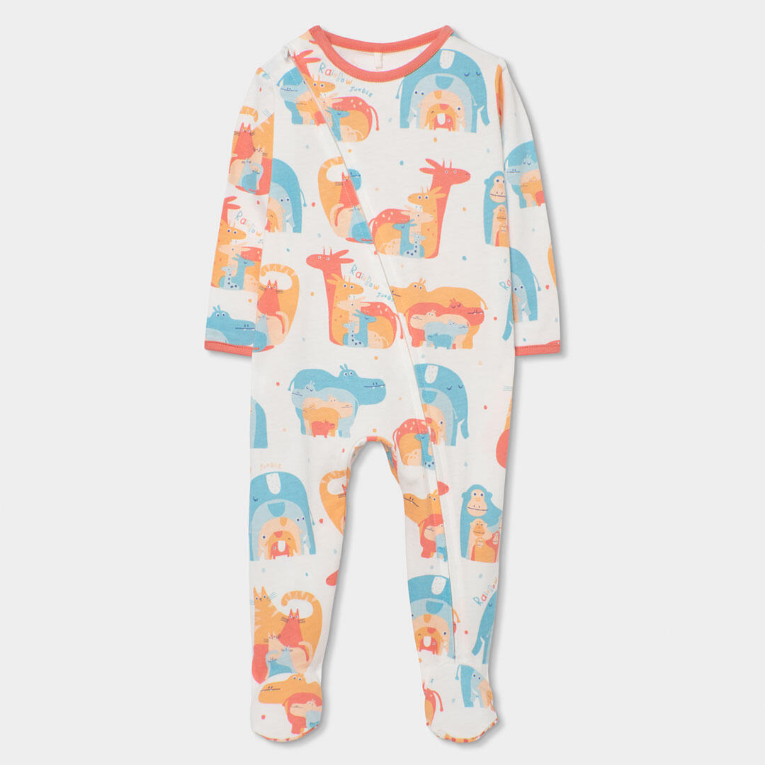 Peleles de verano de gimnasia bebé unisex boboli multicolor 1/4