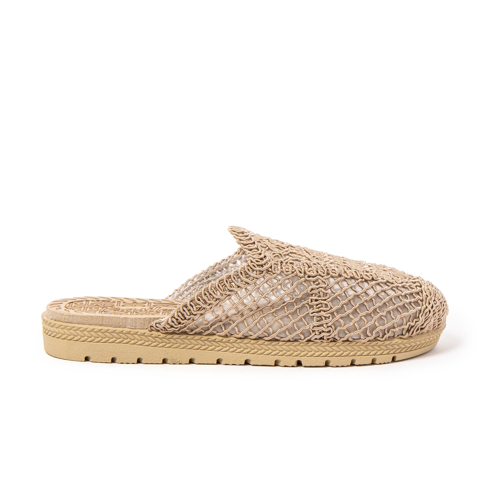 Sandales de plage femme BRASILERAS marron avec semelle gomme 3/7
