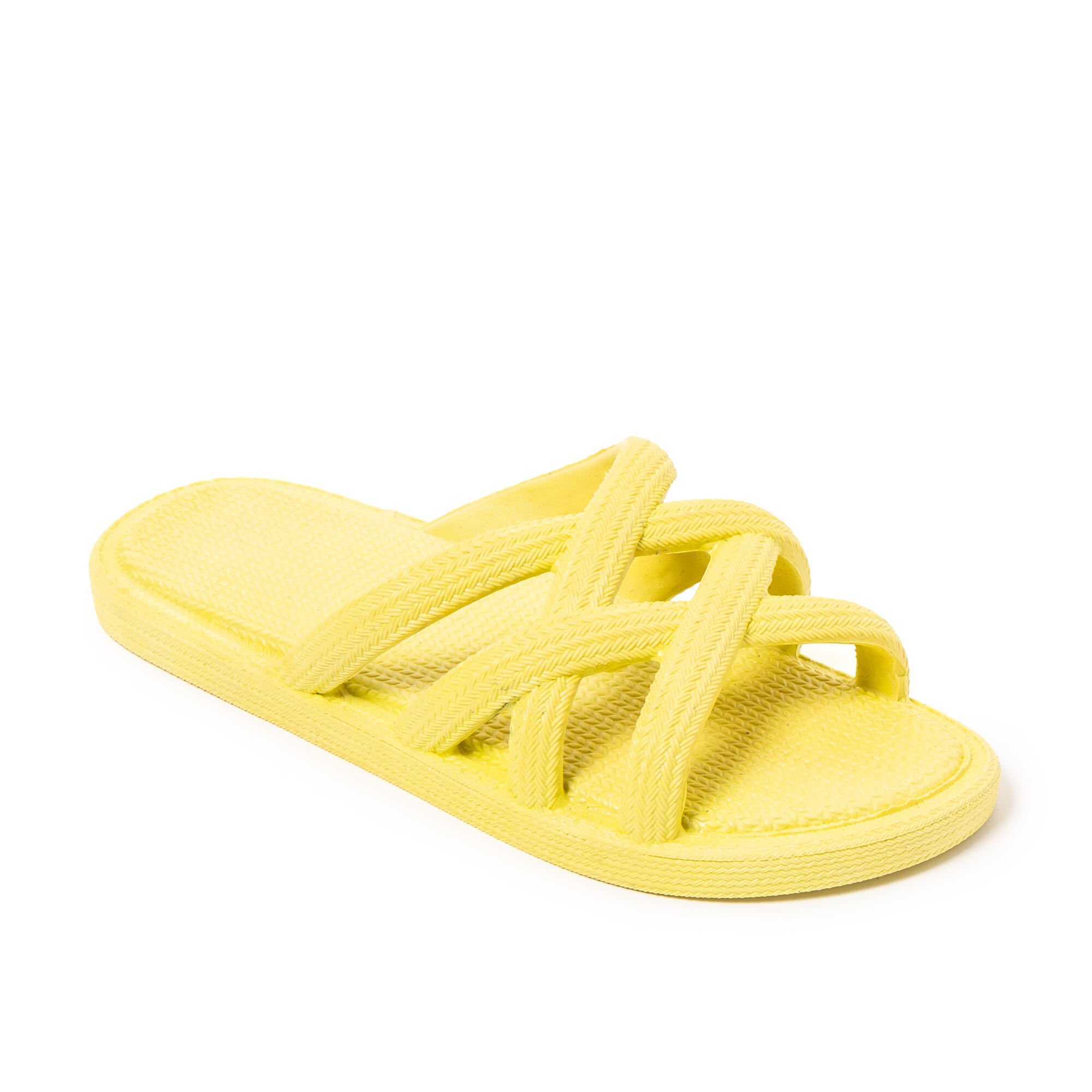 Sandali da spiaggia donna BRASILERAS gialli con suola gomma 2/7