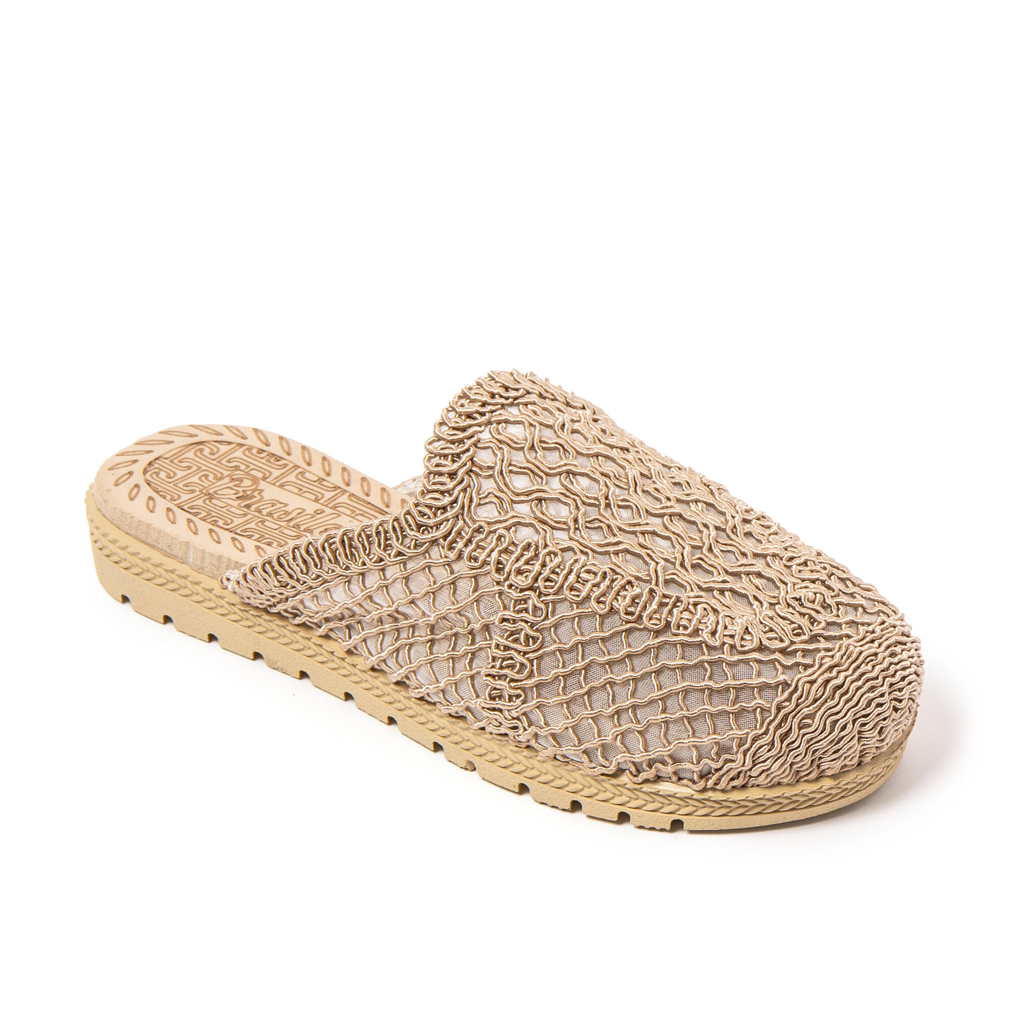 Sandales de plage femme BRASILERAS marron avec semelle gomme 2/7
