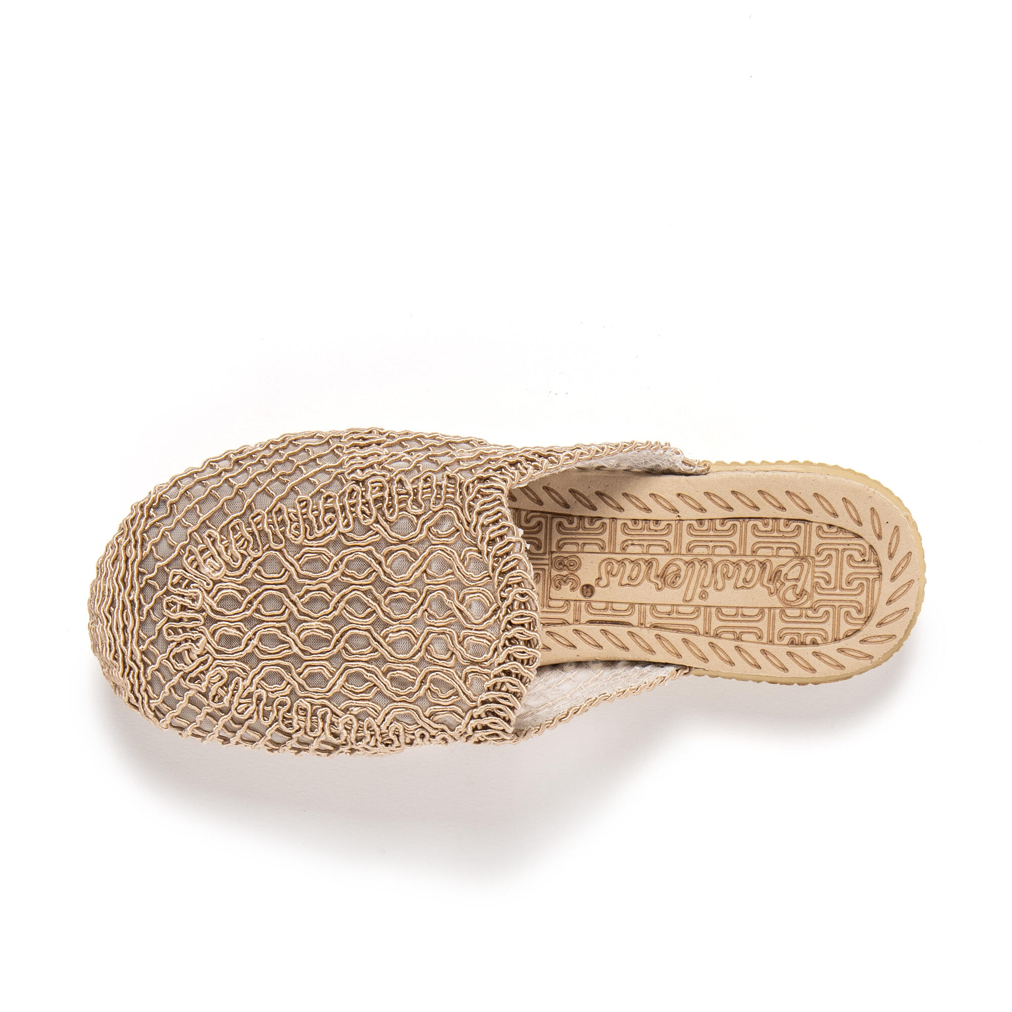 Sandales de plage femme BRASILERAS marron avec semelle gomme 5/7