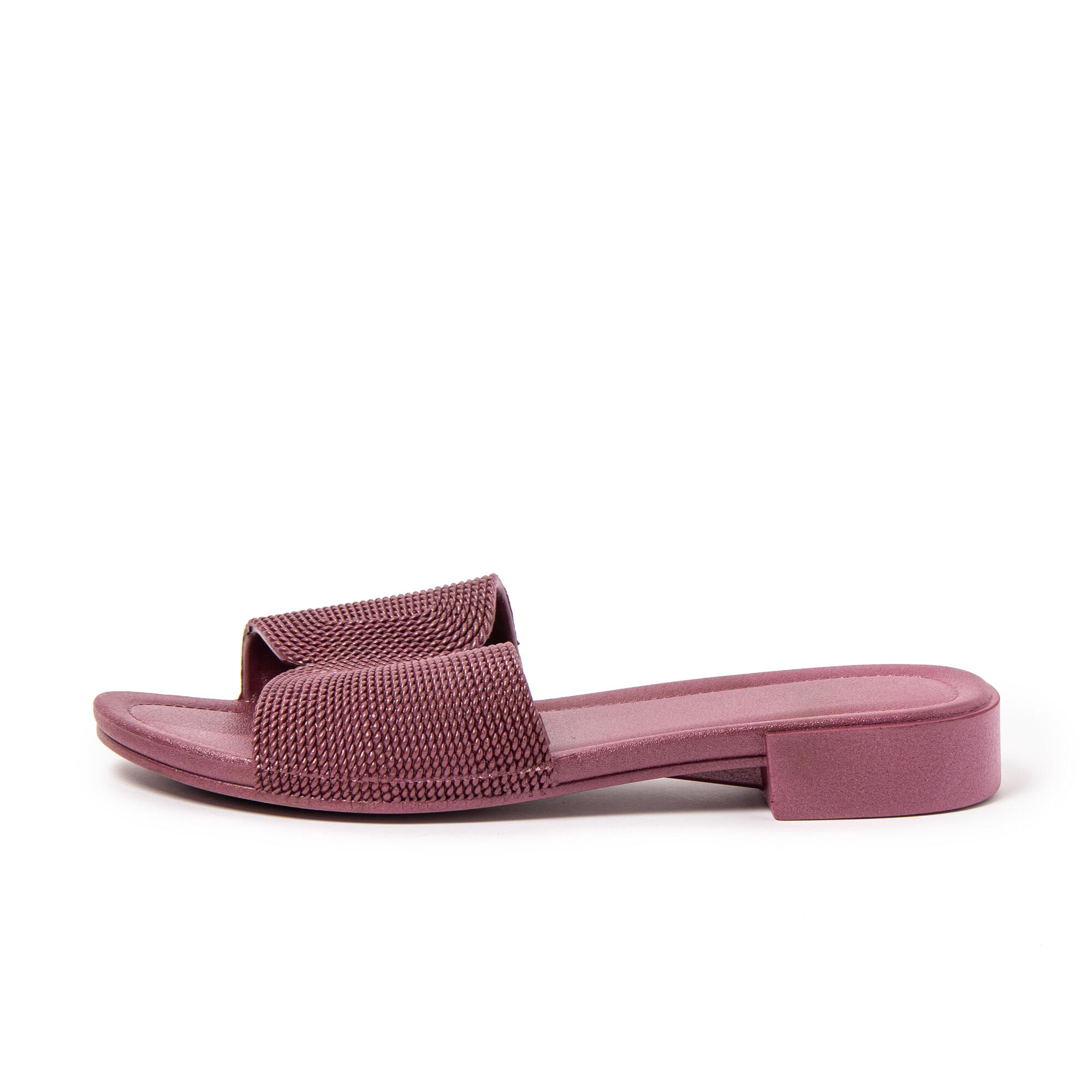 Sandales de plage femme BRASILERAS bordeaux avec semelle gomme 4/7