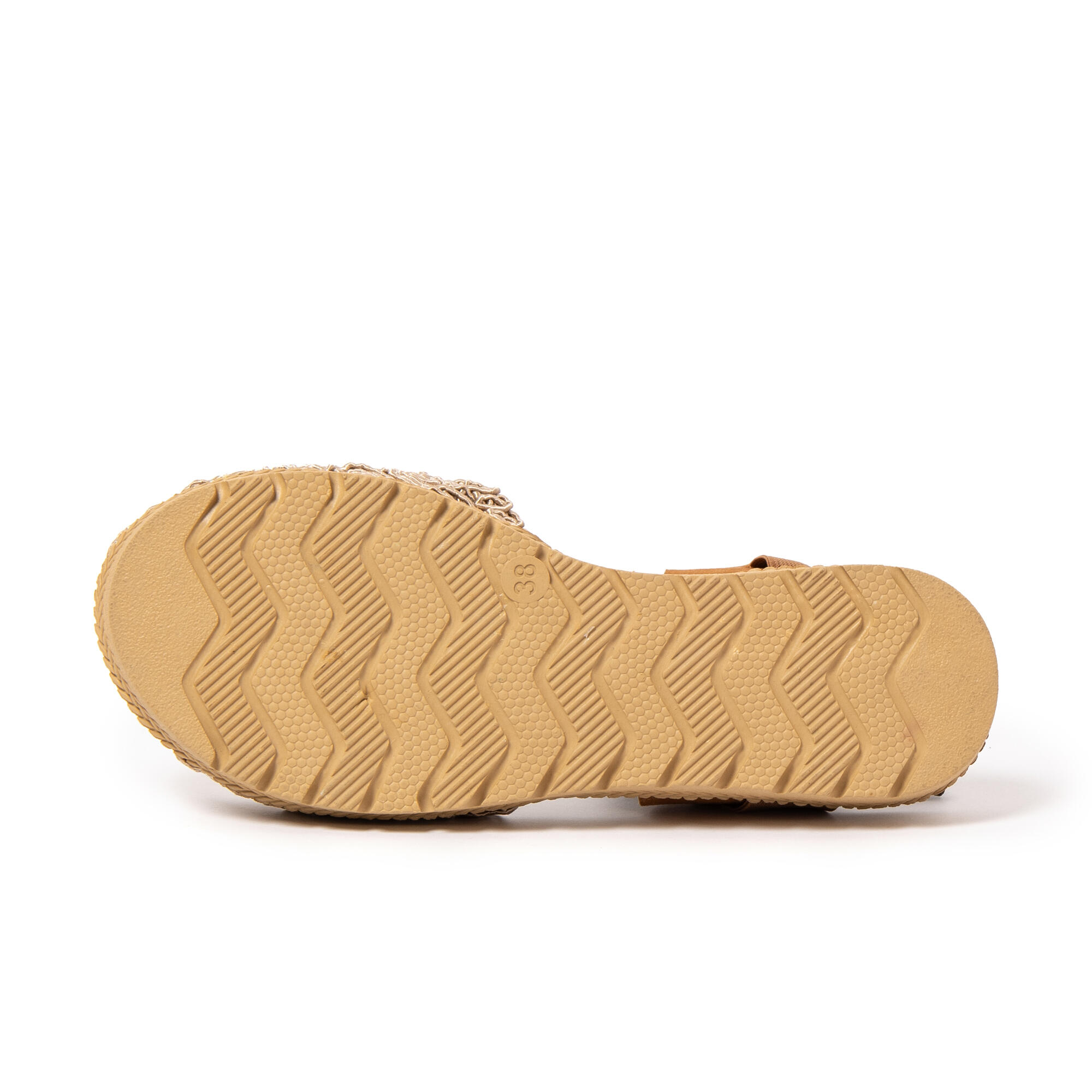 Sandales de plage femme BRASILERAS marron avec semelle gomme 7/7