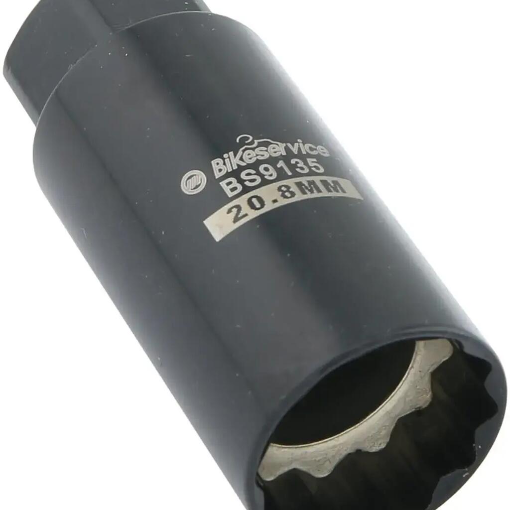 Bikeservice 21 mm extra-thin spark plug socket, hardened steel