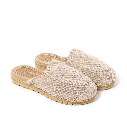 Damen-Strandsandalen BRASILERAS braun mit mit Gummisohle