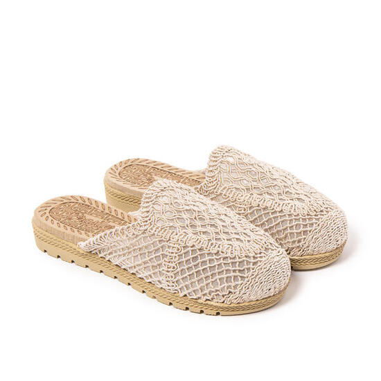 Damen-Strandsandalen BRASILERAS braun mit mit Gummisohle