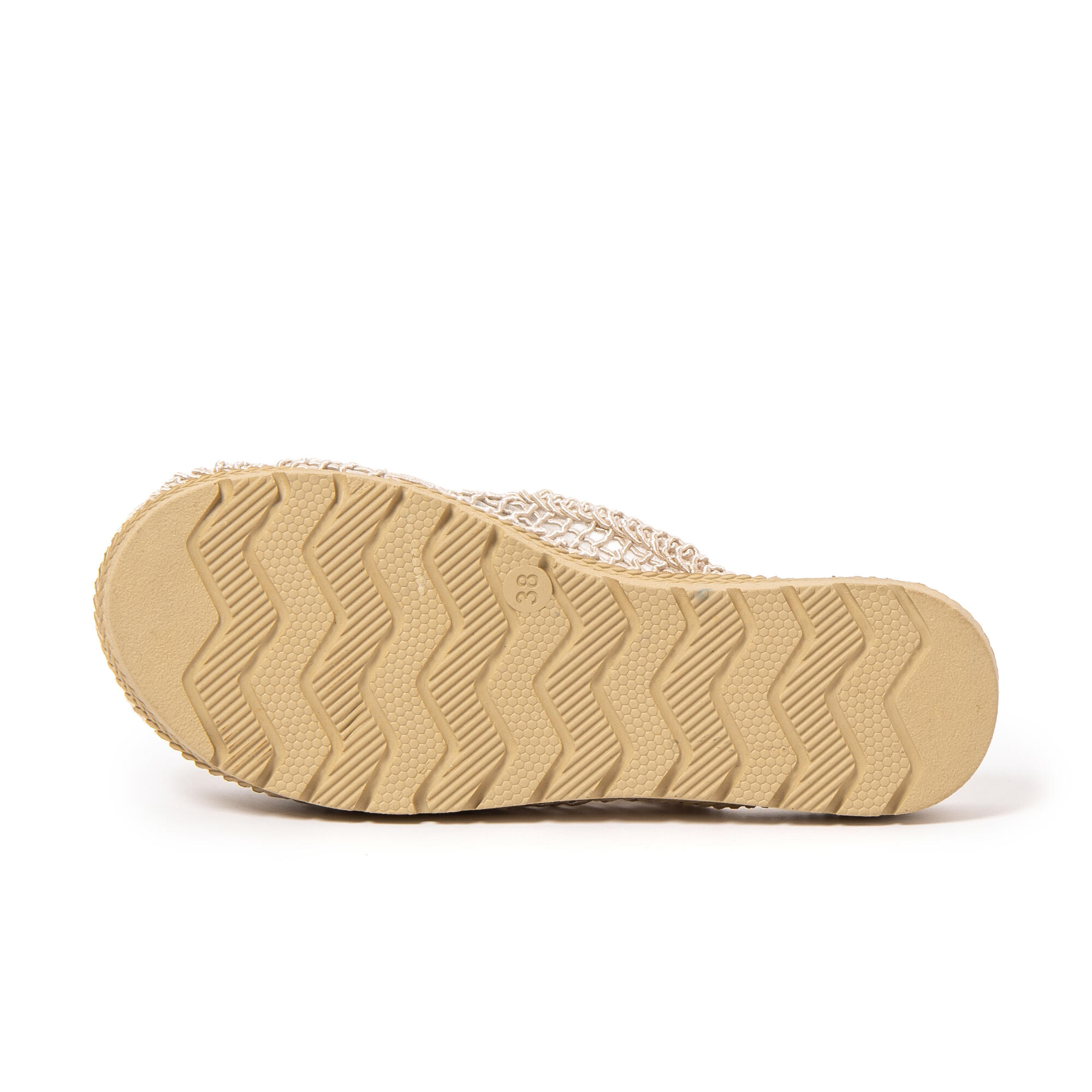 Sandali da spiaggia donna BRASILERAS beige con suola gomma 7/7