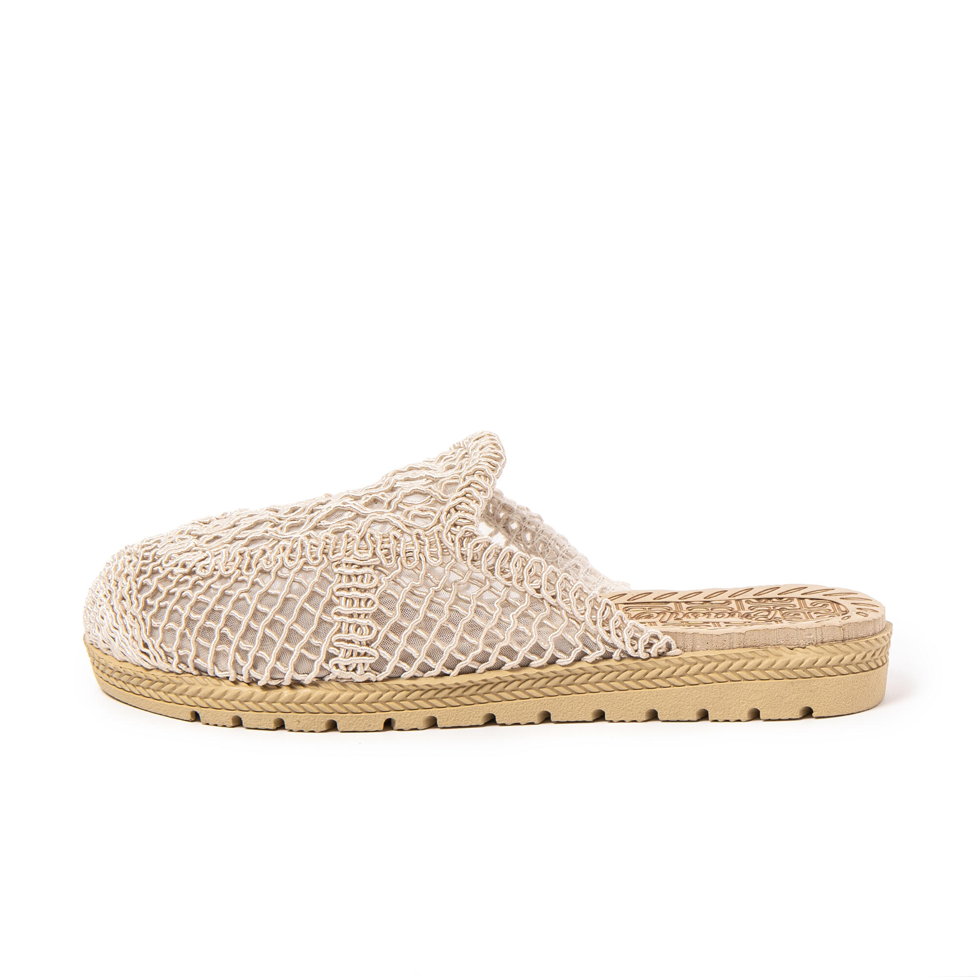 Sandali da spiaggia donna BRASILERAS beige con suola gomma 4/7