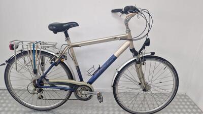 Tweedehands raleigh stadfiets | gebruikt | 3 maanden garantie | 28 inc, blauw