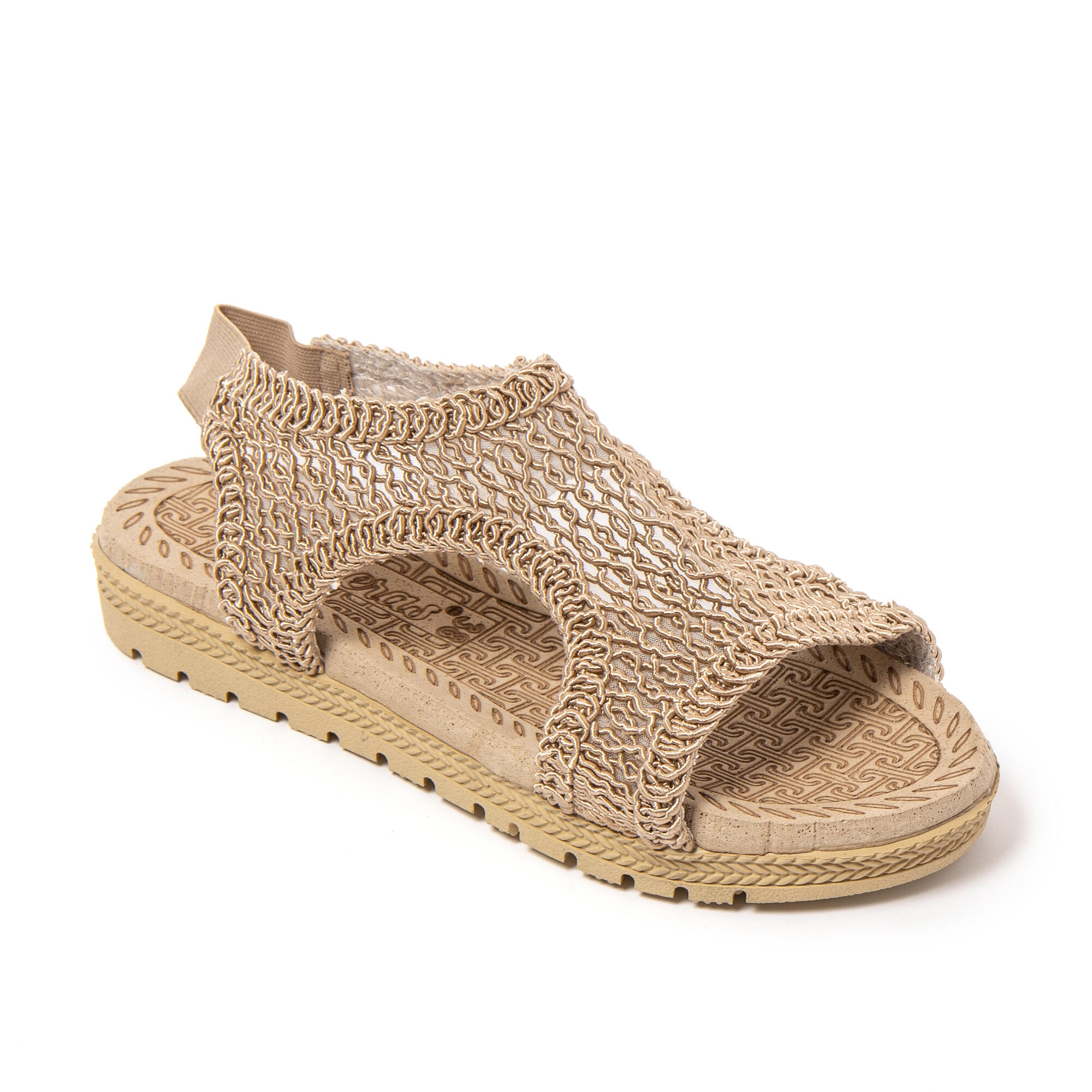 Sandales de plage femme BRASILERAS marron avec semelle gomme 2/7