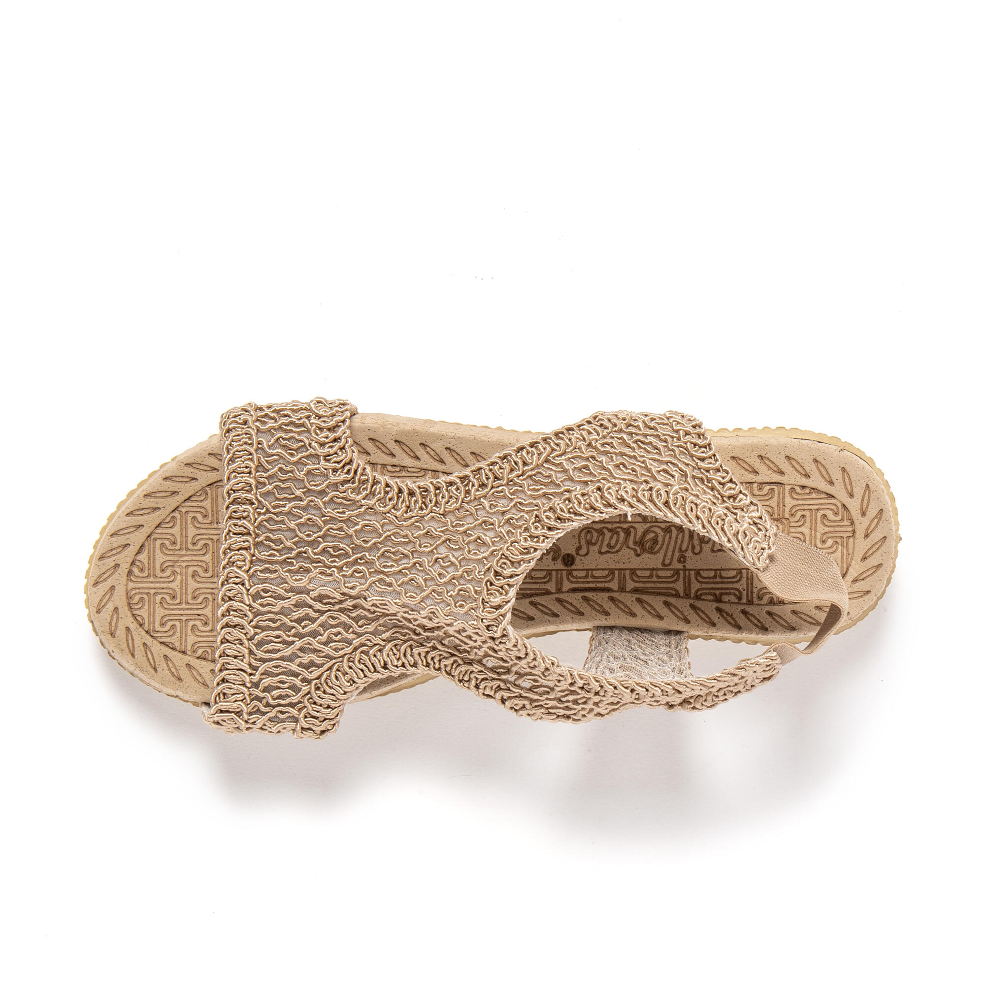 Sandales de plage femme BRASILERAS marron avec semelle gomme 5/7