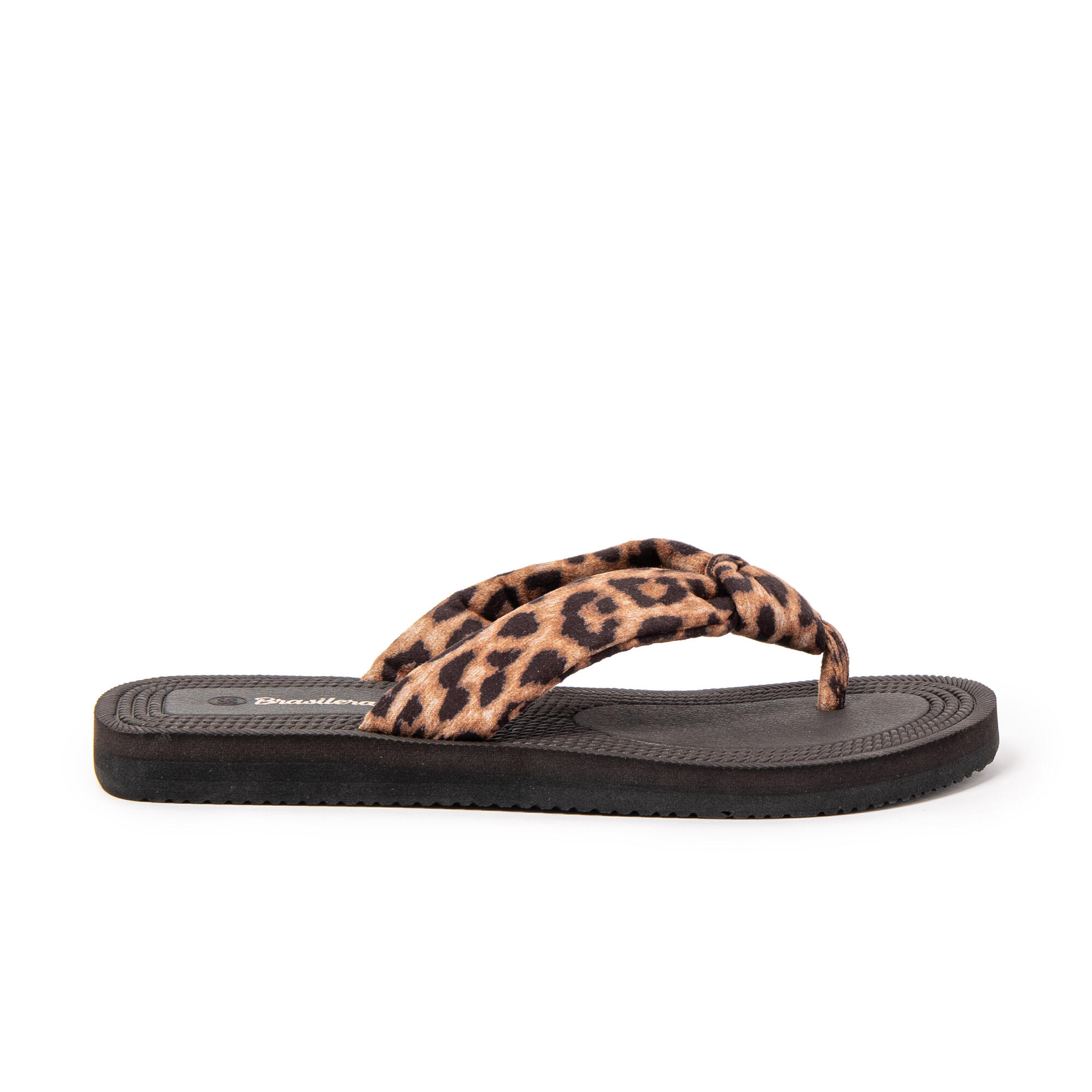 Chanclas playa mujer BRASILERAS negro suela goma 3/7