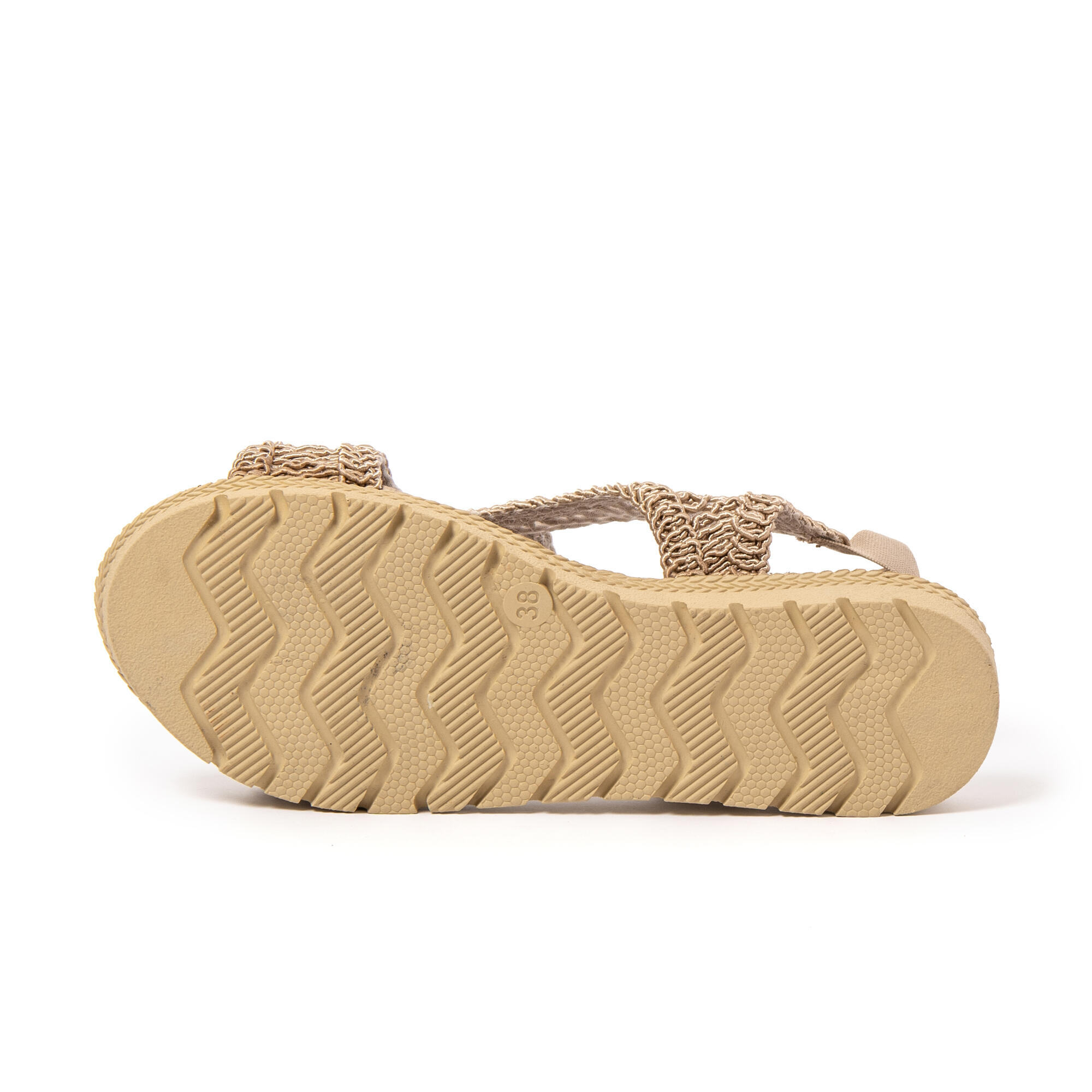 Sandales de plage femme BRASILERAS marron avec semelle gomme 7/7