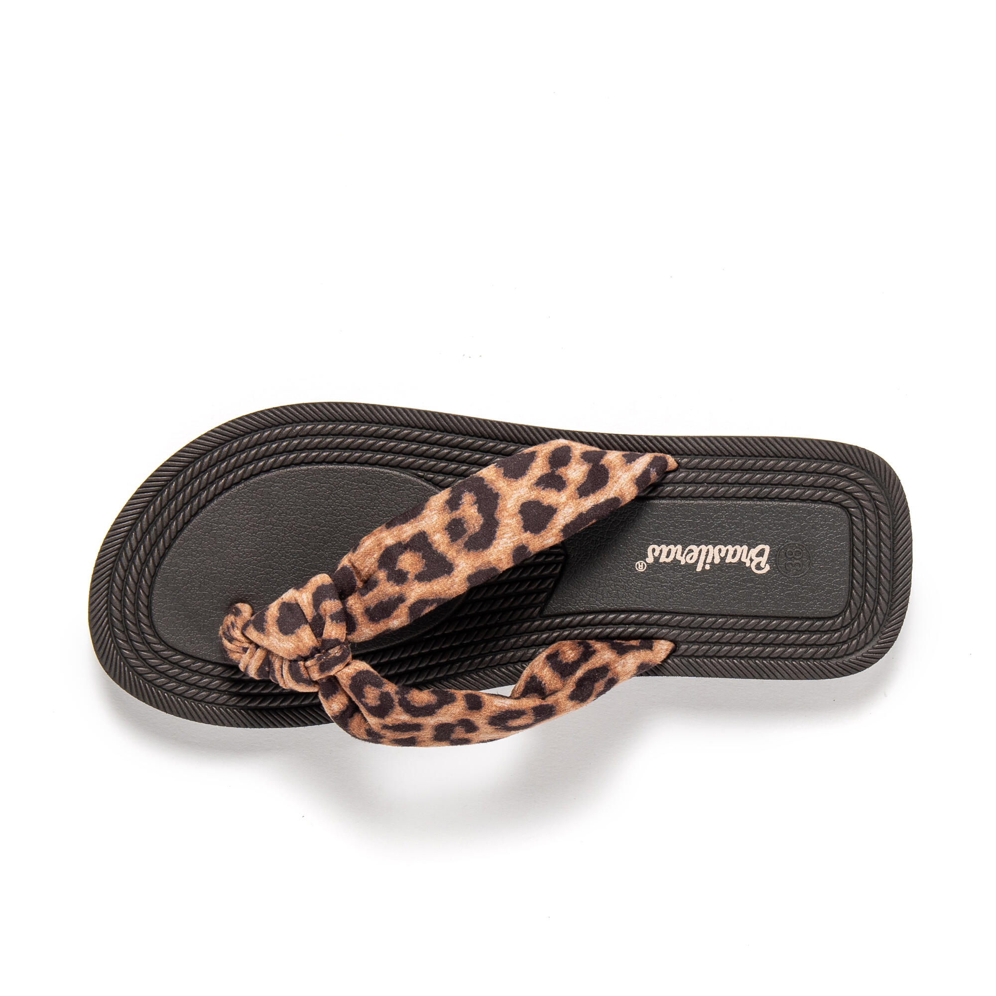 Chanclas playa mujer BRASILERAS negro suela goma 5/7